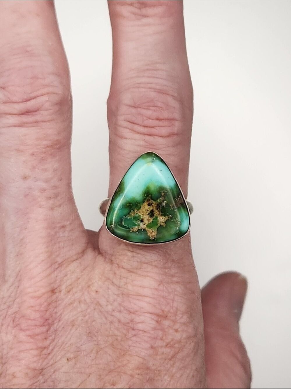 Sonoran Gold turquoise Sterling Silver Ring